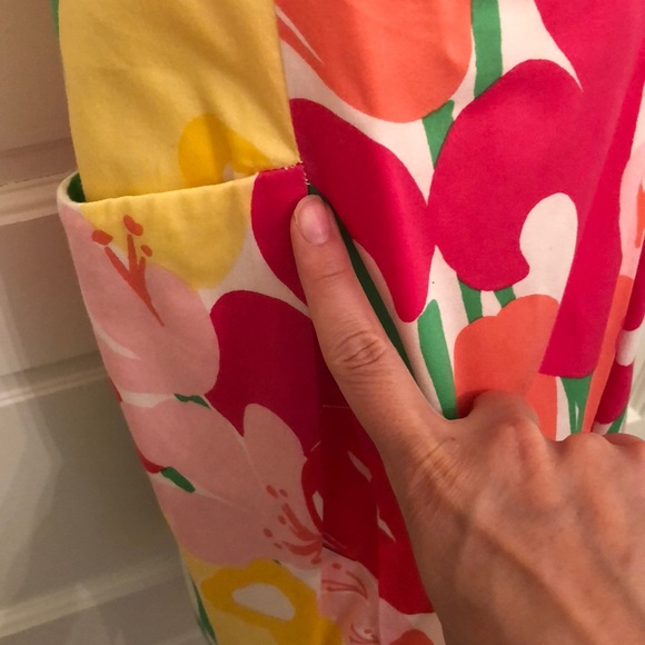 Lilly Pulitzer Strapless Floral Dress - Picture 7 of 7